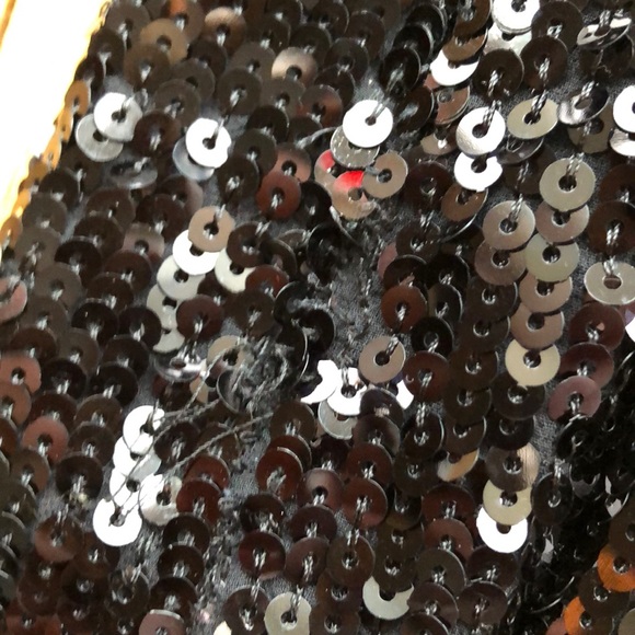 🖤HP 3/21!🖤 Banana Republic // black sequin skirt - Picture 7 of 8